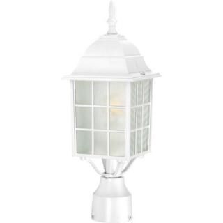 Nuvo Lighting 60/4907 Adams One Light Post Lantern 100 Watt A19 Max. Frosted Gla