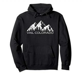 Vail Colorado Souvenir Gift  Cool Vail Colorado Pullover Hoodie