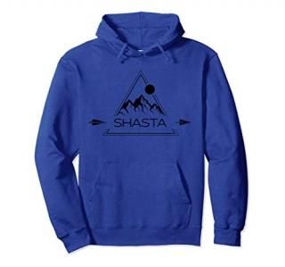Mount Shasta Mountain Gear  Mt Shasta Souvenir Gift Pullover Hoodie
