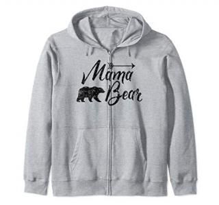 Mama Bear Zip Hoodie