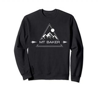 Mount Baker Cascade Mountains  Mt Baker Washington Gift Sweatshirt