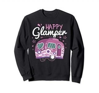 Happy Glamper Caravan Camping Glamping Gear Sweatshirt