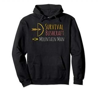 Survival Bushcraft Mountain Man Hiking Camping Gear Shirts Pullover Hoodie