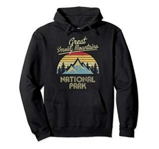 Vintage Retro Great Smoky Mountains National Park Hoodie