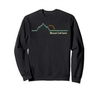 Mount Mt LeConte Smoky Mountains Tennessee Hiking Sweatshirt
