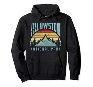 Yellowstone National Park Wyoming Mountains Hoodie