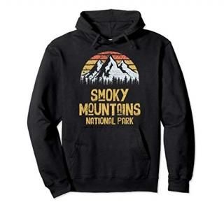 Vintage Retro Great Smoky Mountains National Park Hoodie