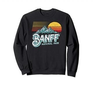 Banff National Park Alberta Canada Vintage Graphic Sweatshirt