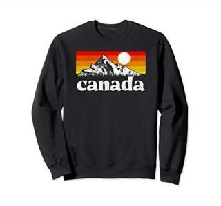 Vintage Canada Retro Distressed Sweatshirt