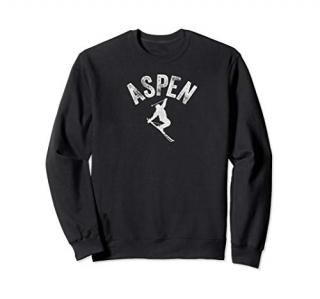 Aspen CO Ski Colorado Cool Aspen Skiing CO Winter Snow Pro Sweatshirt