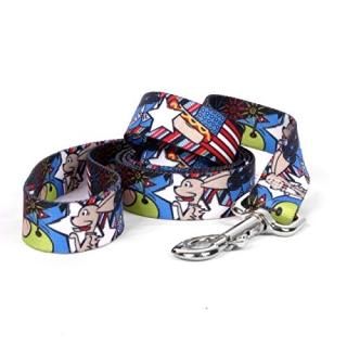 Yellow Dog Design American Dream Dog Leash 1 Wide and 5' 60 Long Large