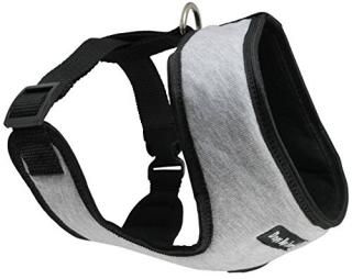 Dogs My Love Soft Vest Harness for Dogs and Puppies 6 Sizes Grey M Neck Max 13; 