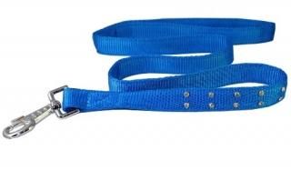 Dog Leash 1 Wide Double Nylon 4ft Length Rhinestone Doberman Labrador Retriever