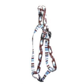 Yellow Dog Design Standard Step-in Harness Brown Paisley Small 9 - 15