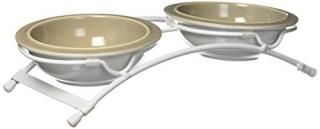 Petrageous Designs Toftee's Paws Feeder Taupe by Petrageous Designs