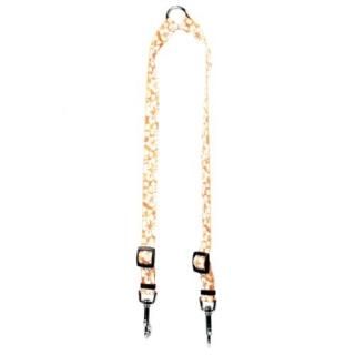 Yellow Dog Design Island Floral Orange Coupler Dog Leash 3/4 Wide and 12 to 20 L