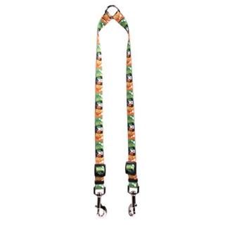 Yellow Dog Design Glass is Half Full Coupler Dog Leash 3/4 Wide and 12 to 20 Lon