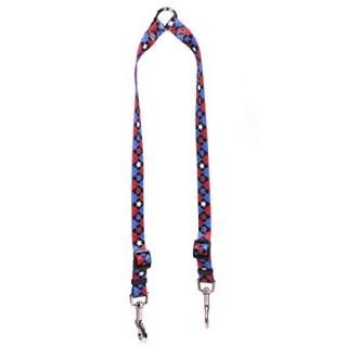 Yellow Dog Design American Argyle Coupler Dog Leash 3/8 Wide and 9 to 12 Long Sm