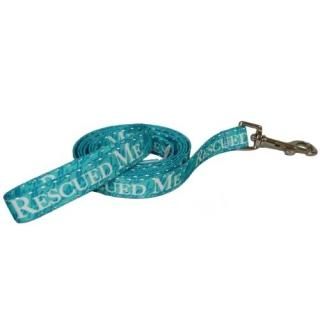 Yellow Dog Design Rescued Me Dog Leash Large-1 Wide and 5' 60 Long