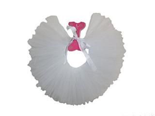 PAWPATU Tulle Tutu for Dogs or Cats X-Large White