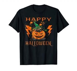 Halloween Pumpkin Pug Costume TShirt Dog Pet Hat Scary Tee