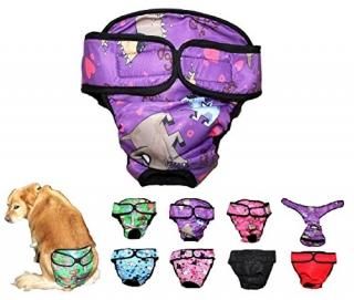 Dog Diaper Reusable Washable Female Girl for Medium & Large Big Dog Breeds Size 