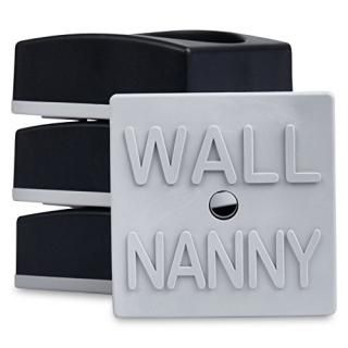 Wall Nanny Mini 4 Pack - Made in USA Smallest Low-Profile Wall Protector for Bab