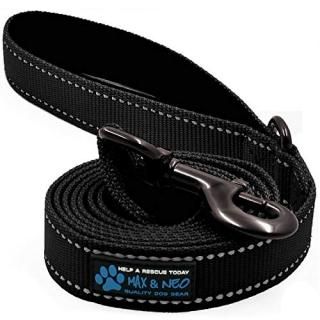 Max and Neo Reflective Nylon Dog Leash - We Donate a Leash to a Dog Rescue for E