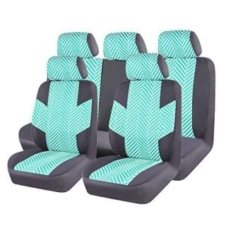 Car Pass HOMESTYLE Linen Universal Fit car seat Covers with Opening Holes for he