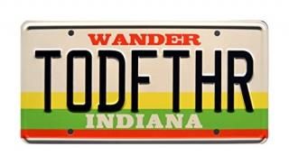 Celebrity Machines Stranger Things  TODFTHR  Metal Stamped License Plate