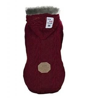 Dog Sweater Dog Hoodie Rdc Pet Clothes Dog Woolen Sweater with Cap Winter Warm T