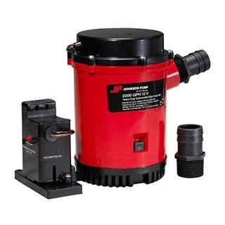 HD Bilge Pump 2200 GPH w/EM Switch 12V