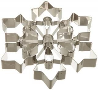 Ateco 14429 Large Snowflake Cookie Cutter Stainless Steel 8 diameter by Ateco