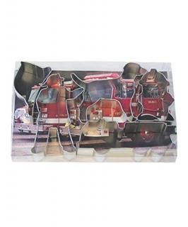 R & M Fire Truck 5 Piece Cookie Cutter Set by R&M