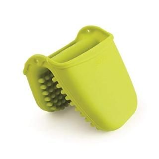 Green - Dexas Mini Silicone Oven Mitt with Raised Nibs Green