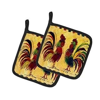 Caroline 's TreasuresĻΥڥ??Rooster Pot Holders 8062pthd7.5hx7.5?Wޥ顼