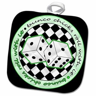 3dJanna Salak Designs Bunco??Bunco Chicks Roll with Itԥandۥ磻??Ĥ 8 x 8 