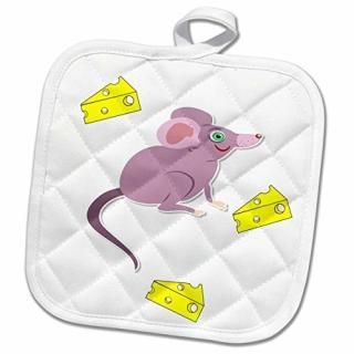 3dFlorene??ChildrensIV??ԥ󥯤ΰޥwith??Ĥ 8x8 Potholder phl_20515