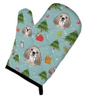 Carolines Treasures BB5005OVMT Christmas Cocker Spaniel Oven Mitt