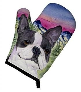 Caroline's Treasures SS8339OVMT Boston Terrier Oven Mitt Large multicolor