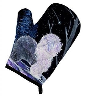 Carolines Treasures SS8401OVMT Starry Night Old English Sheepdog Oven Mitt