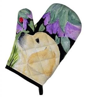Caroline's Treasures SS8245OVMT Golden Retriever Oven Mitt Large multicolor