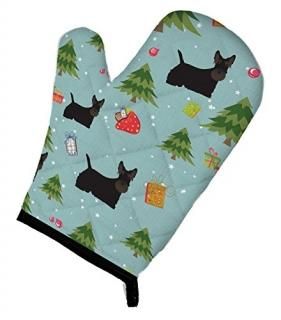 Carolines Treasures BB4979OVMT Christmas Scottish Terrier Oven Mitt