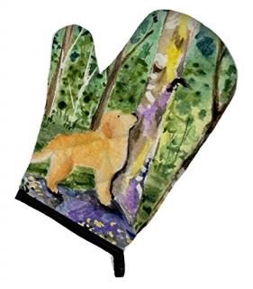 Caroline's Treasures SS8887OVMT Golden Retriever Oven Mitt Large multicolor