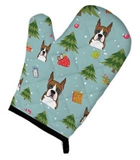 Carolines Treasures BB5012OVMT Christmas Boxer Oven Mitt