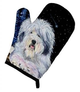 Carolines Treasures SS8443OVMT Starry Night Old English Sheepdog Oven Mitt