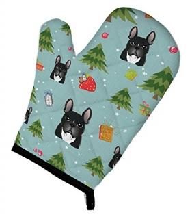 Carolines Treasures BB5016OVMT Christmas French Bulldog Oven Mitt