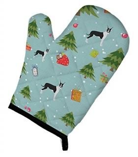 Carolines Treasures BB4956OVMT Christmas Mantle Cropped Great Dane Oven Mitt