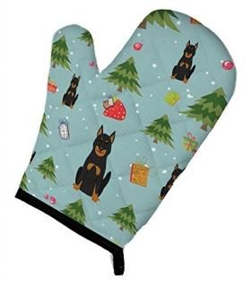 Carolines Treasures BB4740OVMT Christmas Beauce Shepherd Dog Oven Mitt