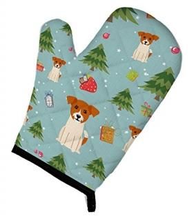Carolines Treasures BB4768OVMT Christmas Jack Russell Terrier Oven Mitt